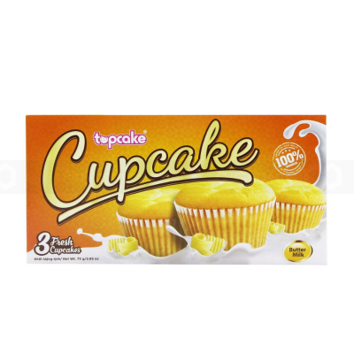 Topcake Butter Milk Cupcake 75g x 24 Boxes