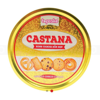 Topcake Castana Mix Cookies 410g x 12 Boxes