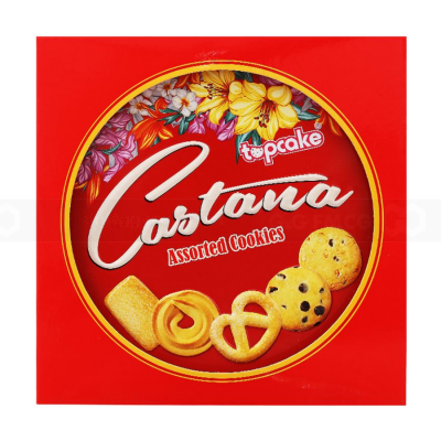 Topcake Castana Mix Cookies 595g x 8 Boxes