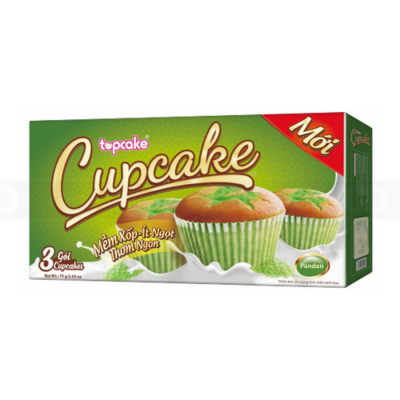 Topcake Pandan Cupcake 75g x 24 Boxes