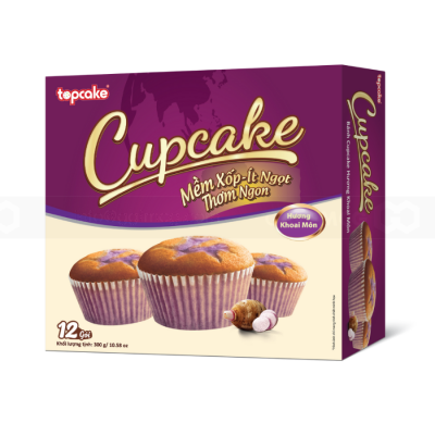 Topcake Taro Cupcake 300g x 12 Boxes