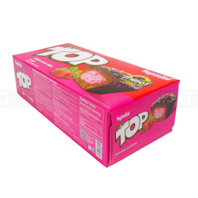 Topcake Top'n Cream Filling Strawberry Cake Soft 180g x 16 Boxes