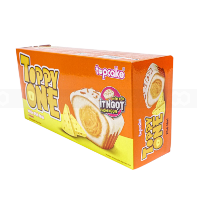 Topcake Toppy One Cheese Filling White Chocolate Cake Soft 180g x 16 Boxes