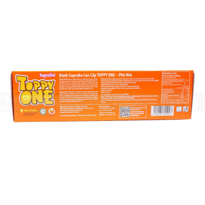 Topcake Toppy One Cheese Filling White Chocolate Cake Soft 180g x 16 Boxes