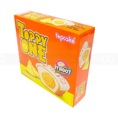 Topcake Toppy One Cheese Filling White Chocolate Cake Soft 360g x 8 Boxes