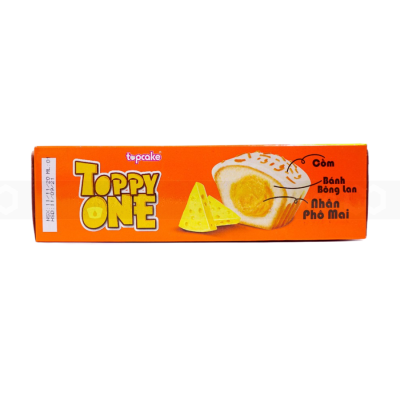 Topcake Toppy One Cheese Filling White Chocolate Cake Soft 360g x 8 Boxes