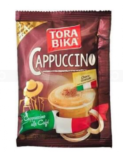TORA BIKA Cappuccino Instant Coffee Box, Bag