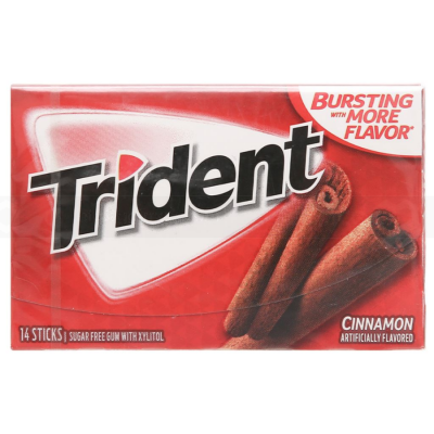 Trident Sugar Free Cinnamon 14S 21.6g