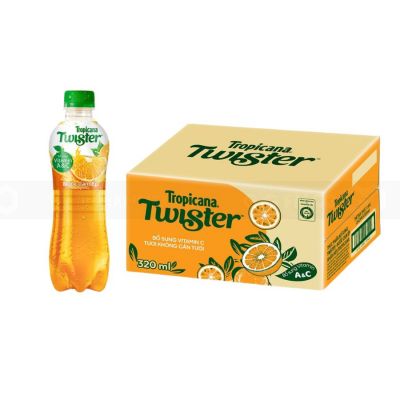 Tropicana Twister Orange Refreshing Fruit Drink 320ml x 24 bottles/carton
