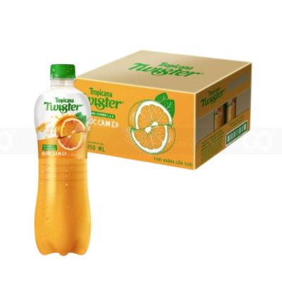 Tropicana Twister Orange Refreshing Fruit Drink 450ml x 24 bottles/carton