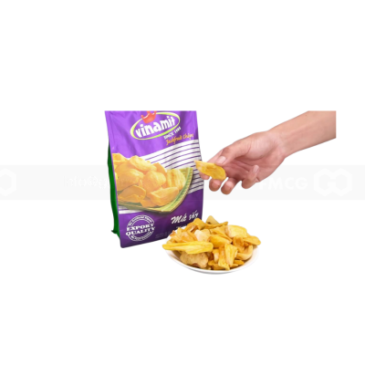 Wholesale Vacuum Fried Vinamit Jackfruit Chips 500g x 10 Bags