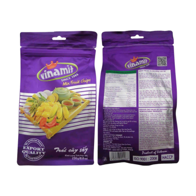 Vacuum Fried Vinamit Mixed Fruit Chips 250g x 20 Bags