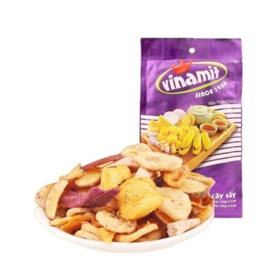 Vacuum Fried Vinamit Mixed Fruit Chips 250g x 20 Bags