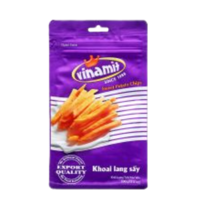 Vacuum Fried Vinamit Sweet Potato Chips 100g x 45 Bags