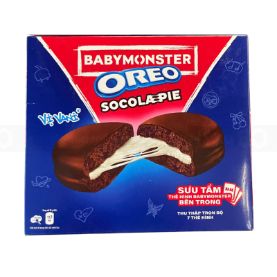 Oreo BabyMonster Socola Pie Vani 336g x 8 Packs