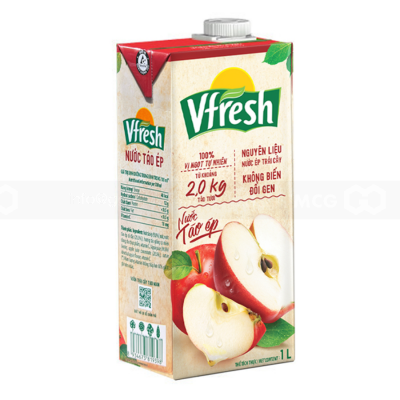 VFresh Apple Juice Drink 1L x 12 Boxes