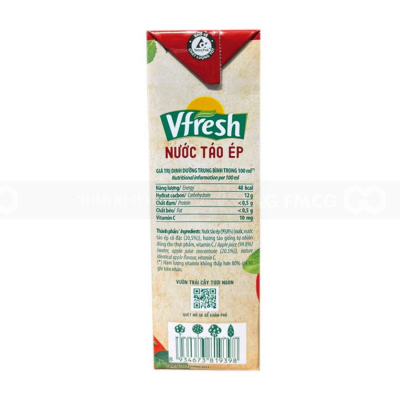 VFresh Apple Juice Drink 1L x 12 Boxes