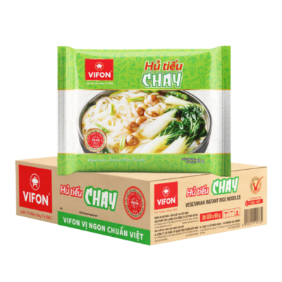 Vifon Instant Rice Noodles Vegetarian  65g x 30 Bags