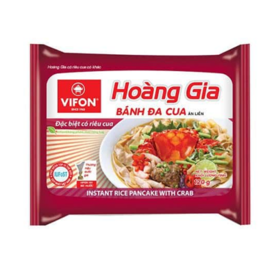 Vifon Instant Rice Pancake With Crab 120g x 18 Bags