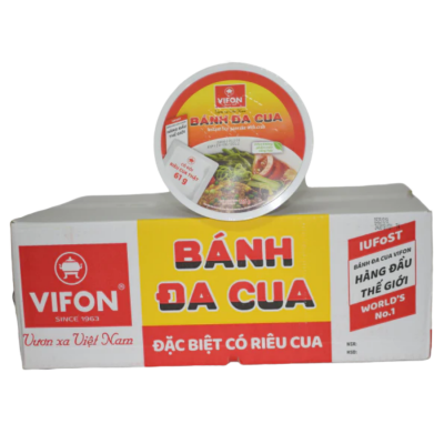 Vifon Instant Rice Pancake With Crab 125g x 12 Bowls