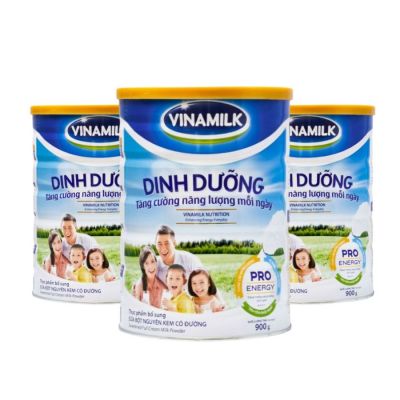 Vinamilk Sweetened Full Cream Milk Powder Sugar 900g (Tinned can)