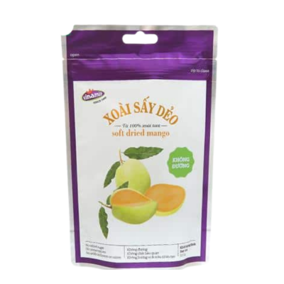 Vinamit Soft Dried Mango Fruit Free Sugar 100g x 20 Bags