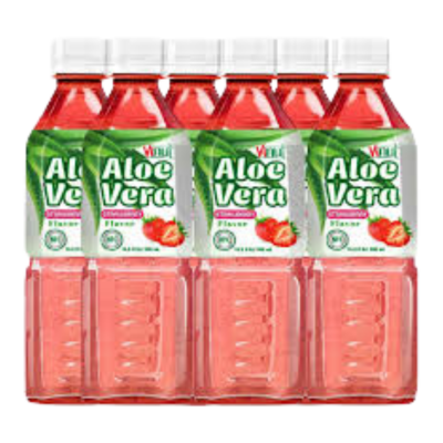 Vinut Aloe Vera Strawberry 500ml x 24 Bottles
