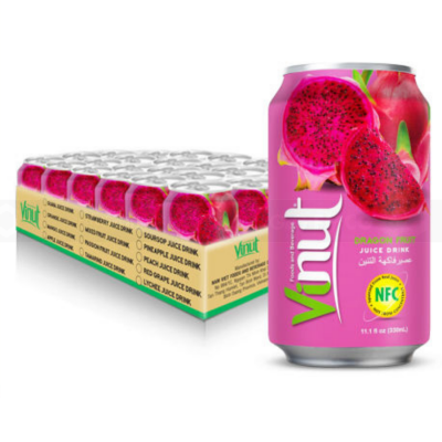 Juice - Vinut Dragon Fruit Juice Drink 330ml x 24 cans