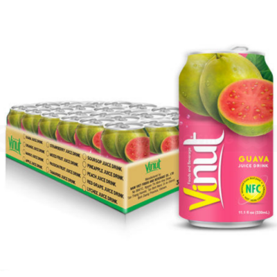 Juice - Vinut Guava Juice Drink 330ml x 24 cans