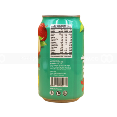 Juice - Vinut Lychee Juice Drink 330ml x 24 cans