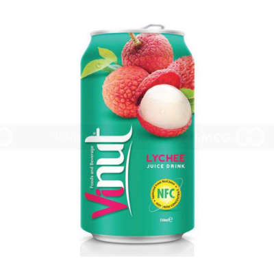 Juice - Vinut Lychee Juice Drink 330ml x 24 cans