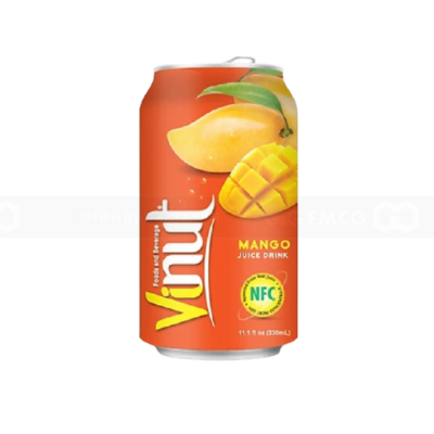 Juice - Vinut Mango Juice Drink 330ml x 24 cans