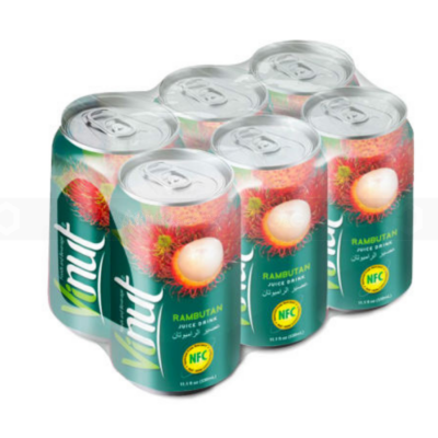 Juice - Vinut Rambutan Juice Drink 330ml x 24 cans