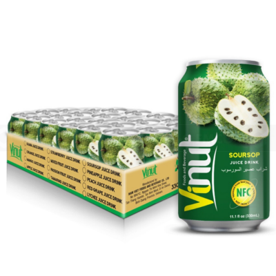 Juice - Vinut Soursop Juice Drink 330ml x 24 cans