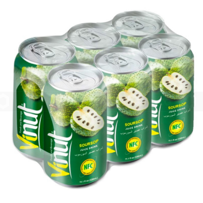 Juice - Vinut Soursop Juice Drink 330ml x 24 cans