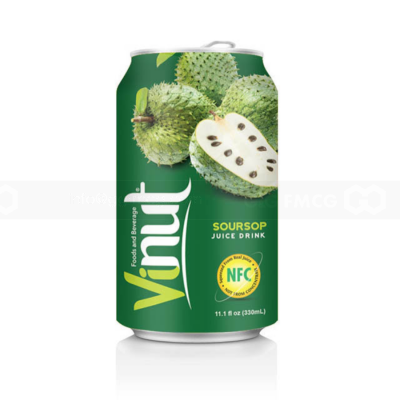 Juice - Vinut Soursop Juice Drink 330ml x 24 cans