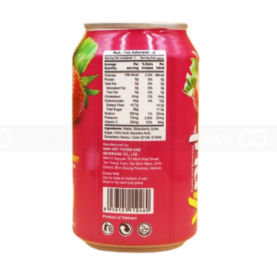 Juice - Vinut Strawberry Juice Drink 330ml x 24 cans