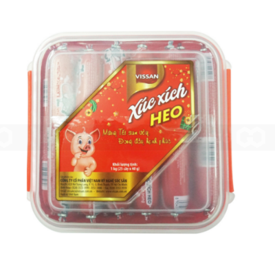 Vissan Sterilized Pork Sausage 40g x 25 pcs x 16 Boxs