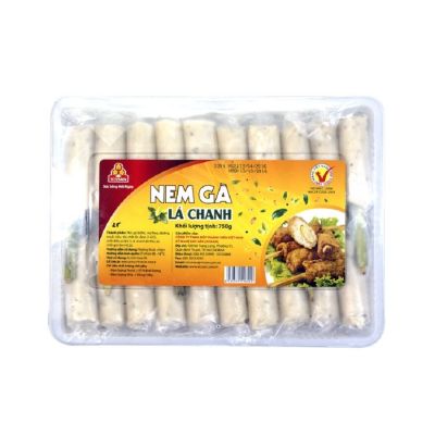 Vissan Lemon Leaf Chicken Spring Rolls 750g x 12 Boxs