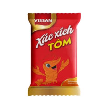 Vissan Shrimp Sterilized Sausage 70g x 4 pcs x 25 Bags