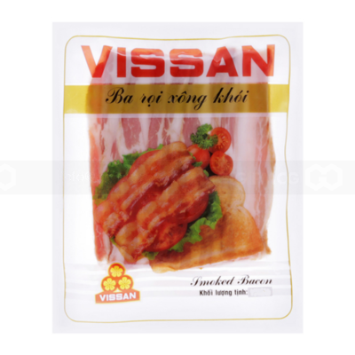 Vissan Smoked Pork Belly 500g x 2 Bags