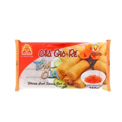 Vissan Spring Rolls with Shrimp Crab Special 250g x 48 Bags