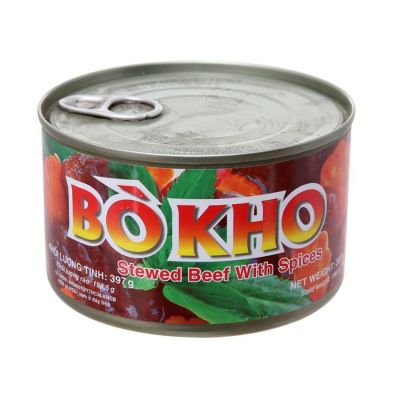 Vissan Stewed Beef with Spices 397g x 48 Cans