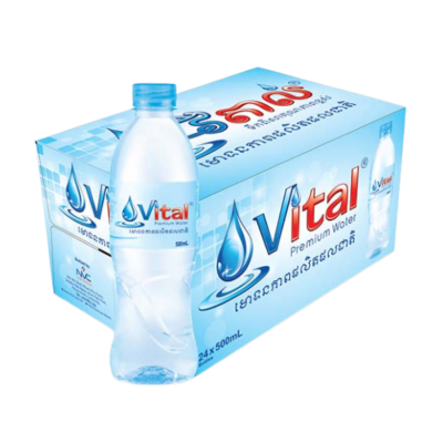 Vital Natural Mineral Water 500ml x 24 Bottles