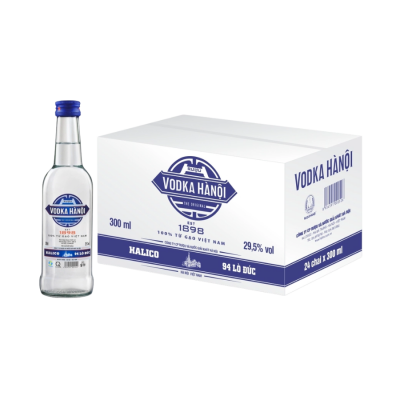 Vodka Ha Noi 33% alcohol 500ml x 12 Bottles