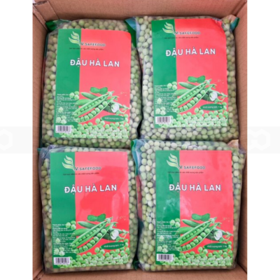 Wholesale Vsafefood Green Peas 1kg x 12 Bags