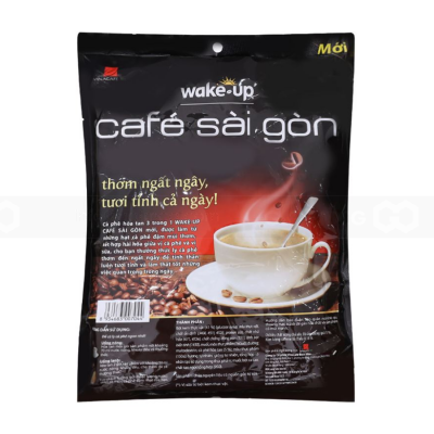 Vinacafe Wake Up 3in1 Sai Gon Coffee 19g x 24 Sachets x 20 Bags