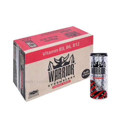 Warrior Energy Drink Strawberry 325ml x 24 Cans