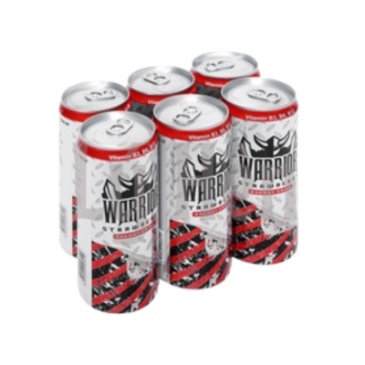 Warrior Energy Drink Strawberry 325ml x 24 Cans