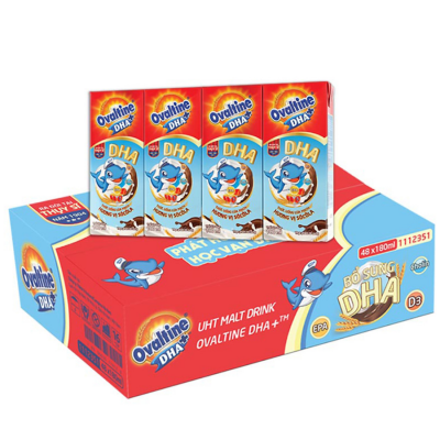 Ovaltine Malt Drink Mix Chocolate DHA 180ml